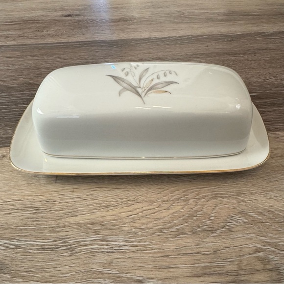 Kaysons Fine China 1961 Golden Rhapsody Butter Dish with Lid Made in Japan - Picture 2 of 7